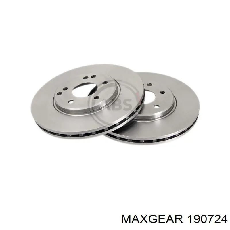Тормоз дисковый передний Maxgear 190724 цена, от 34.84 USD