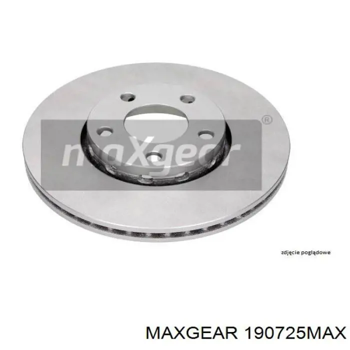 190725MAX Maxgear диск тормозной передний