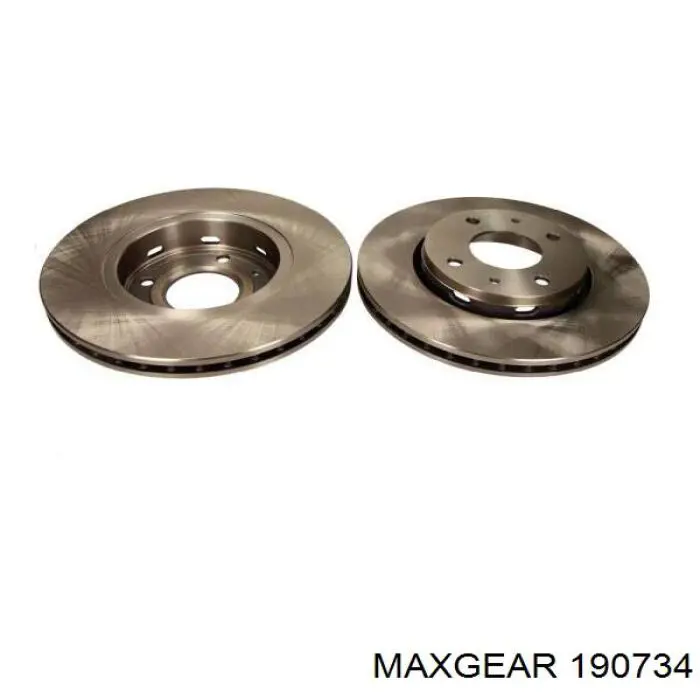 19-0734 Maxgear диск тормозной передний