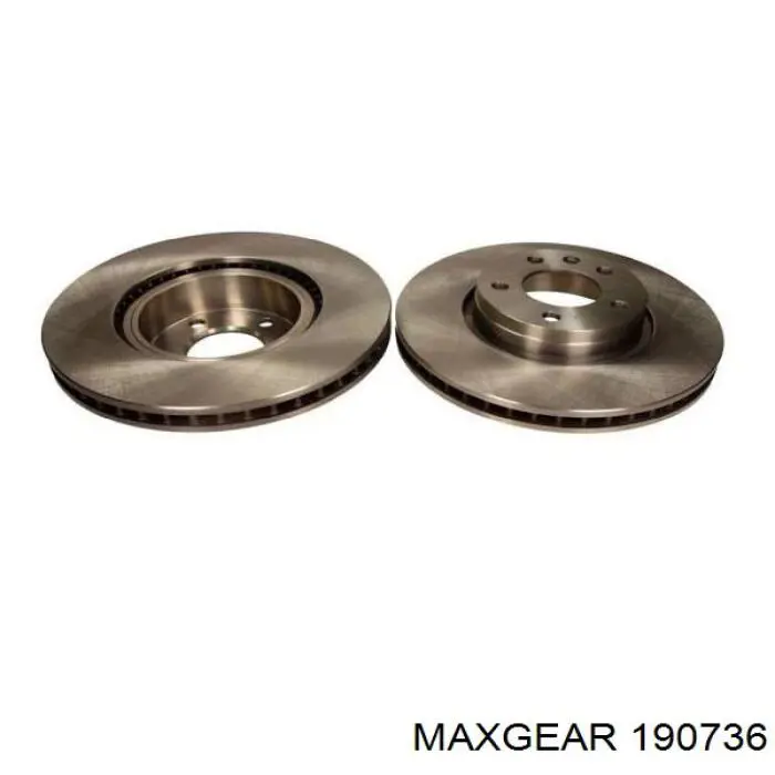 190736 Maxgear Диск тормозной передний