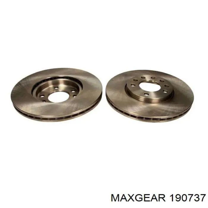 19-0737 Maxgear диск тормозной передний