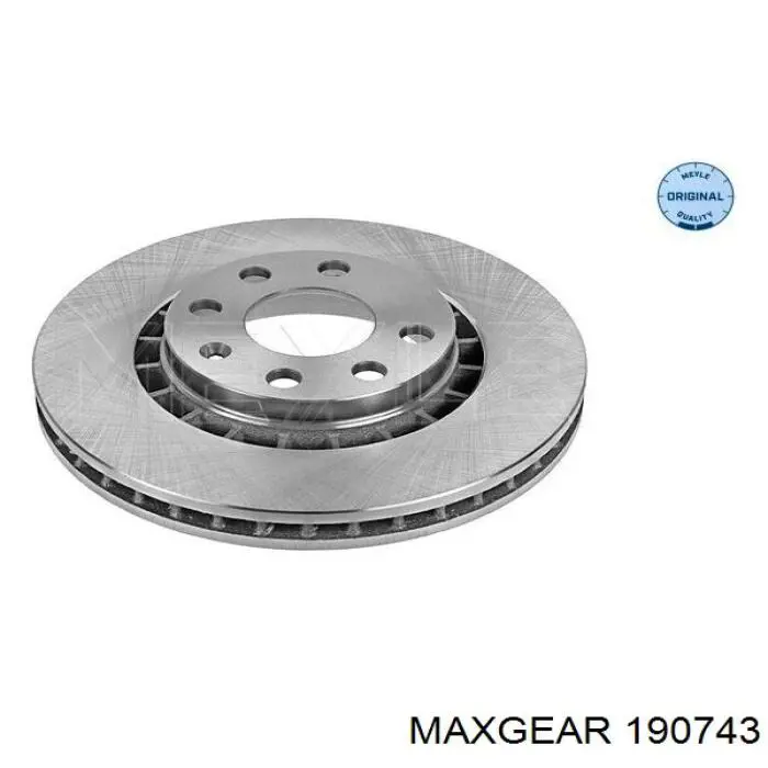 190743 Maxgear диск тормозной передний