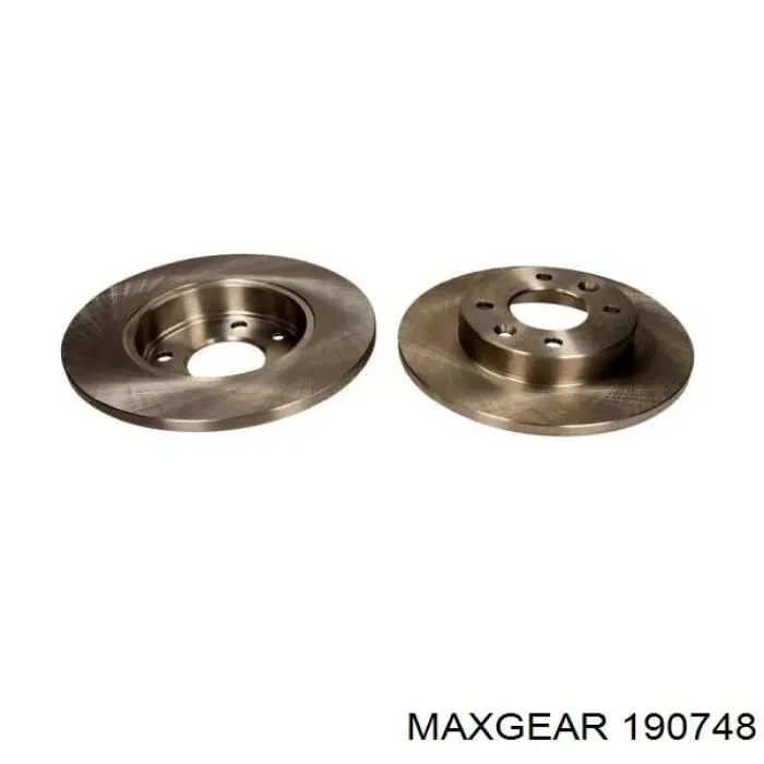 19-0748 Maxgear диск тормозной передний
