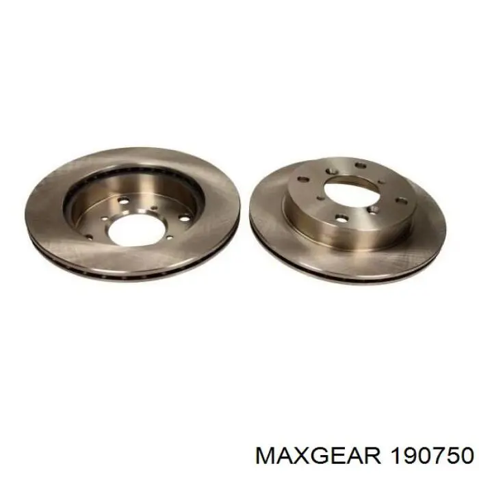 19-0750 Maxgear диск тормозной передний