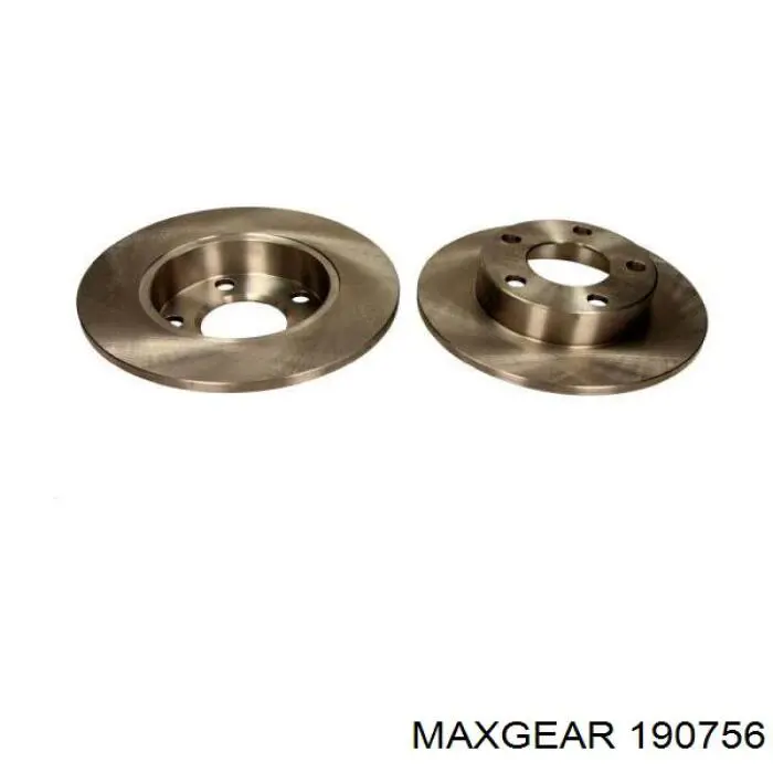 190756 Maxgear диск тормозной задний