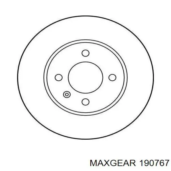 Тормоз дисковый передний Maxgear 190767 цена, от 18.57 USD