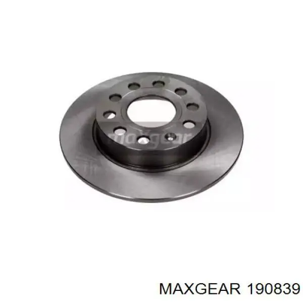 190839 Maxgear диск тормозной задний