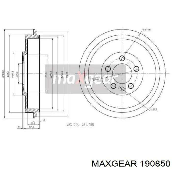 190850 Maxgear
