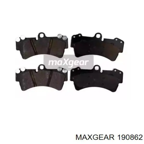 Колодки тормозные передние дисковые MAXGEAR 190862