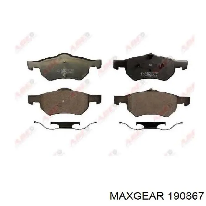 Купить 190867 Maxgear Колодки тормозные