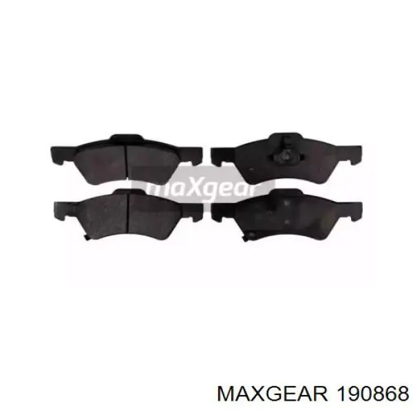 Передние тормозные колодки 190868 Maxgear