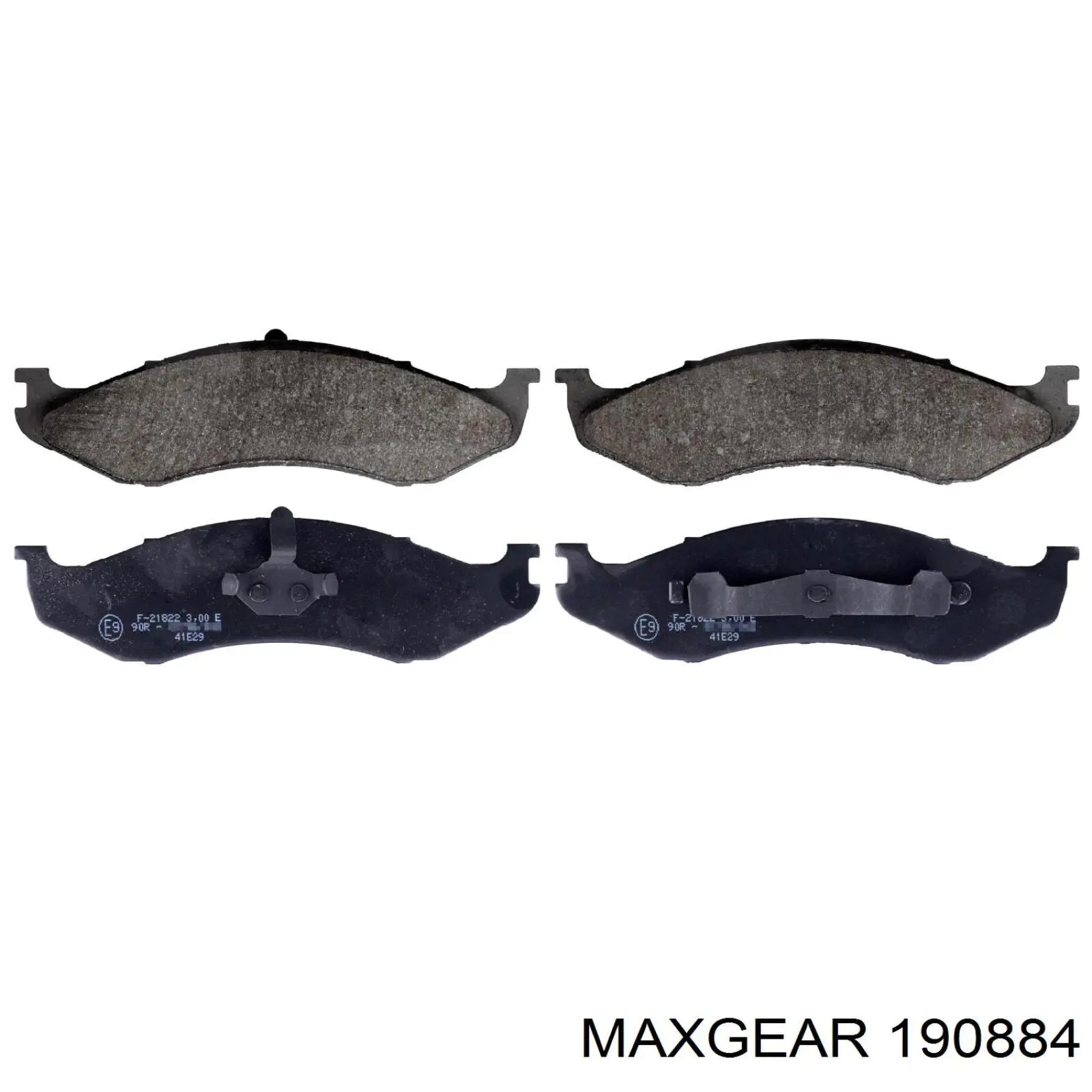 Купить 190884 Maxgear Колодки тормозные