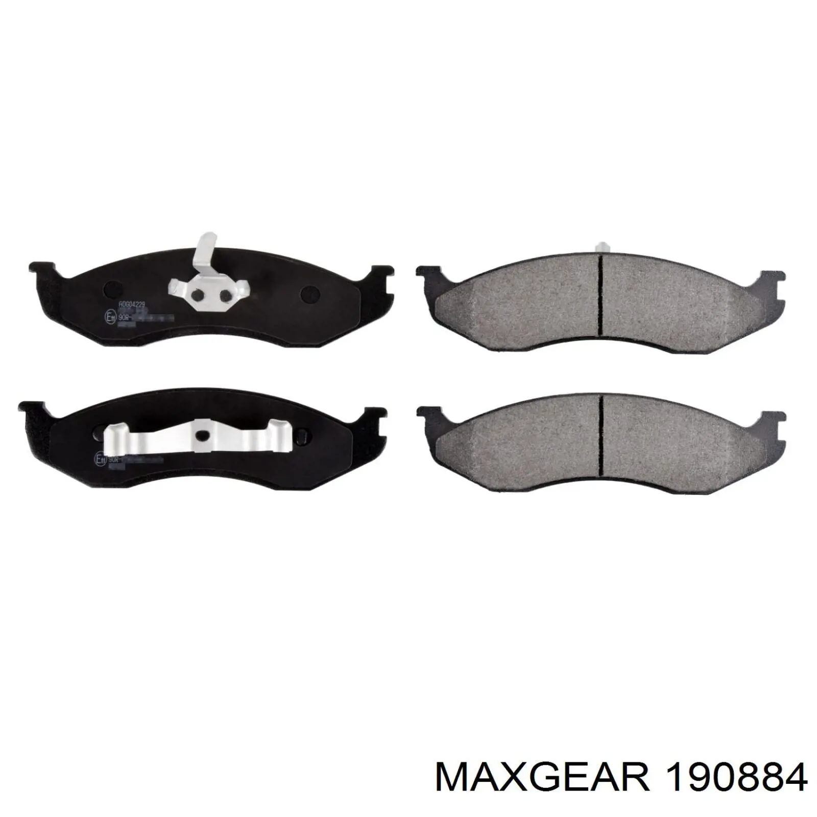 Колодки Maxgear 190884 цена, от 20.25 USD