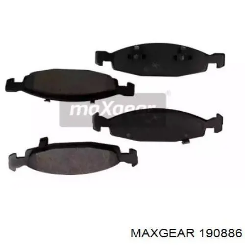 Передние тормозные колодки 190886 Maxgear