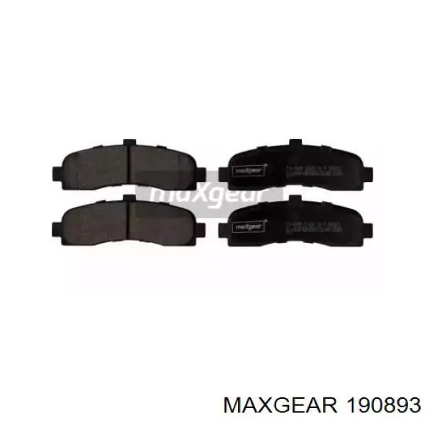 Передние тормозные колодки 190893 Maxgear