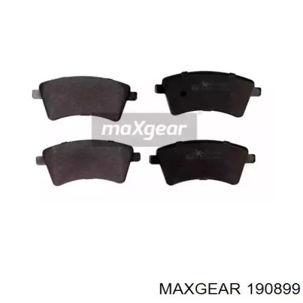 Колодки тормозные передние дисковые MAXGEAR 190899