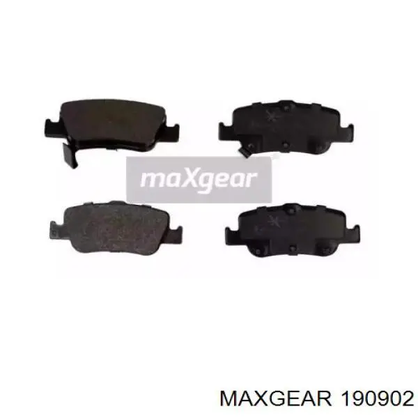 190902 Maxgear Колодки тормозные дисковые комплект