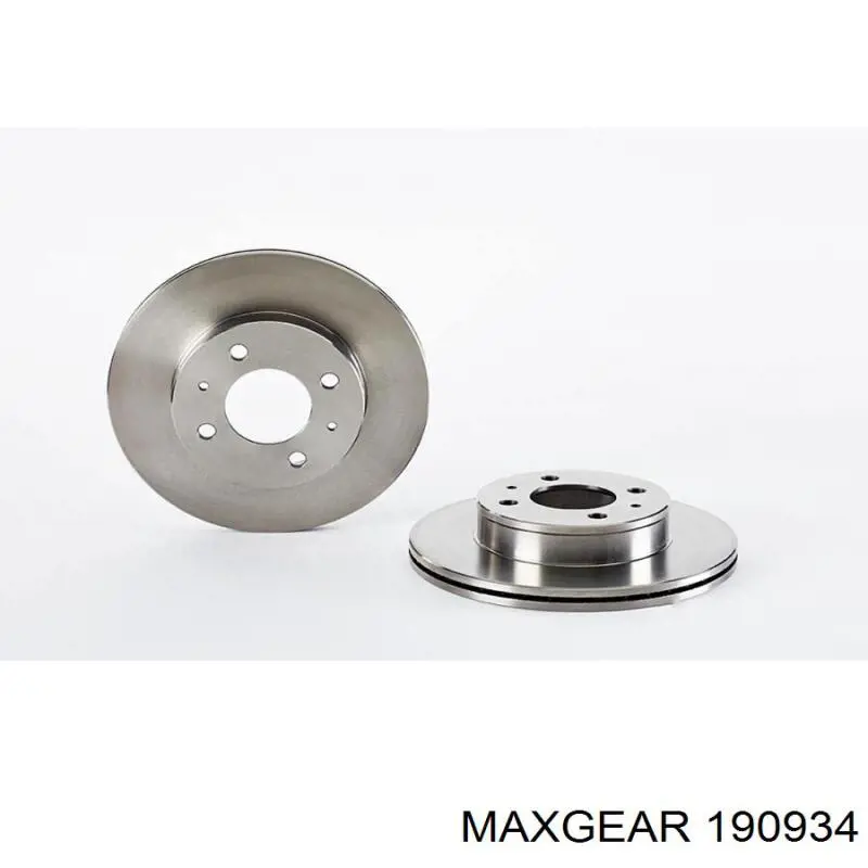 Передние тормозные диски 190934 Maxgear