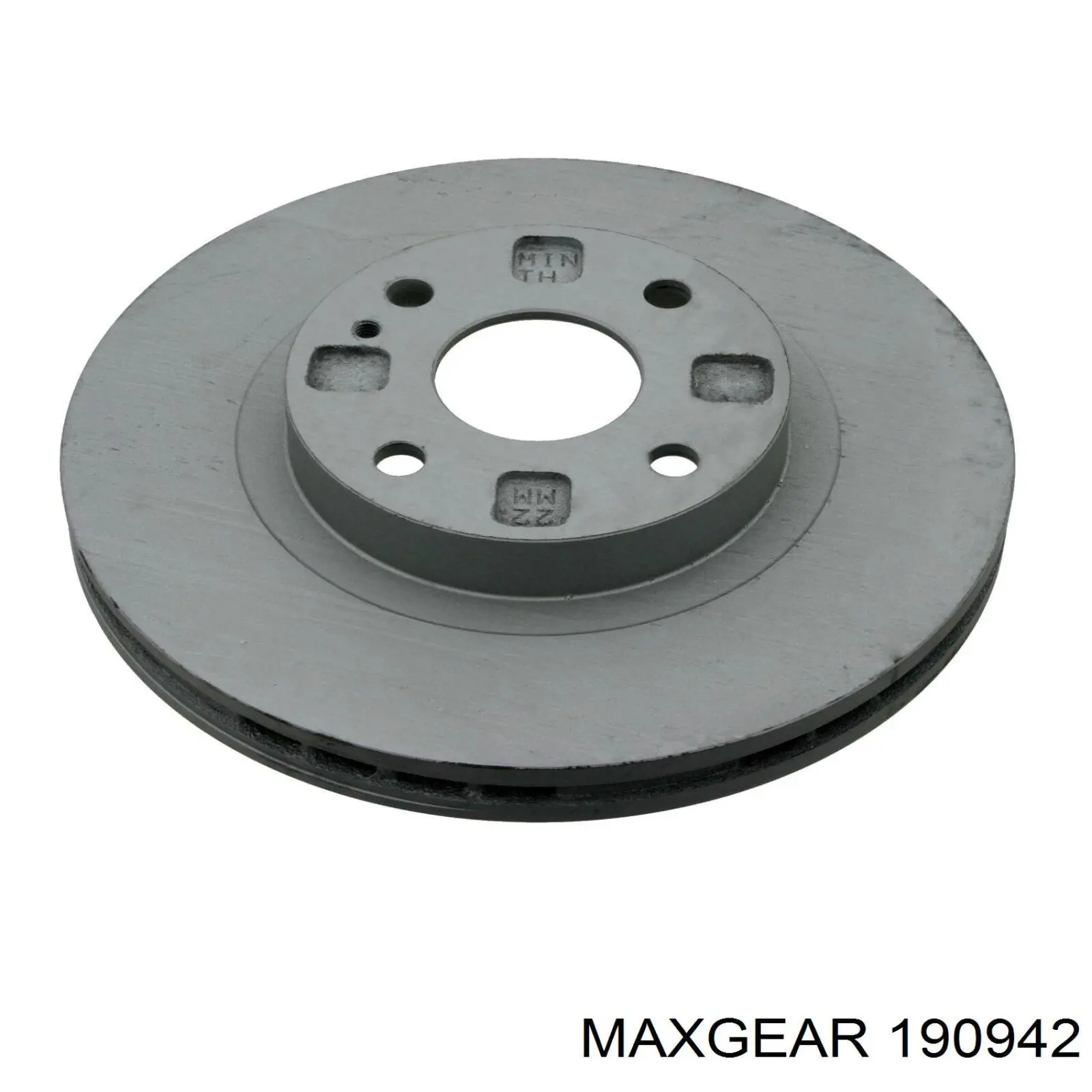 19-0942 Maxgear диск тормозной передний