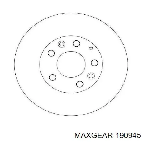 Купить 190945 Maxgear Ротор тормозной