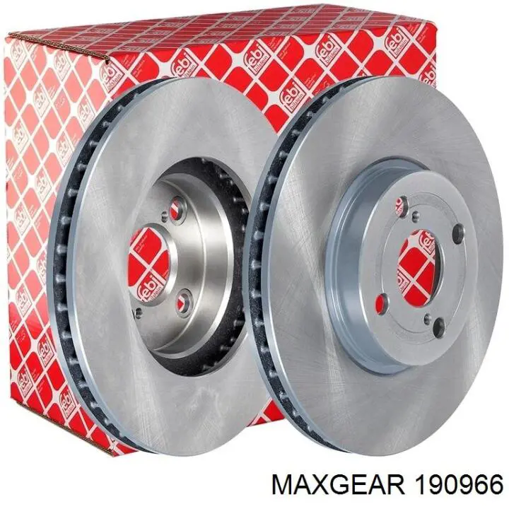 Передние тормозные диски 190966 Maxgear