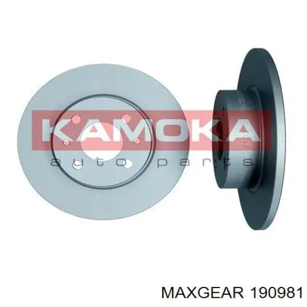Задний тормозной диск Maxgear 190981 цена, от 26.30 USD