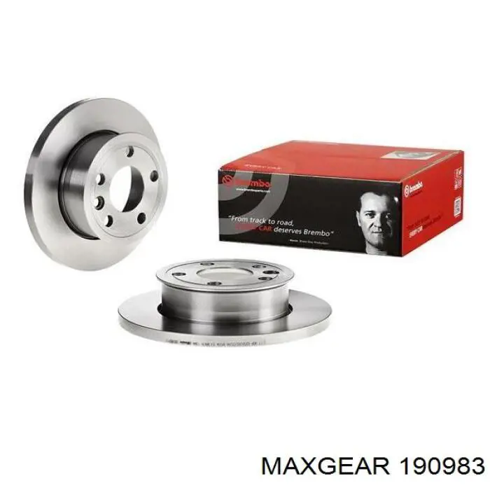 Передний тормозной диск Maxgear 190983