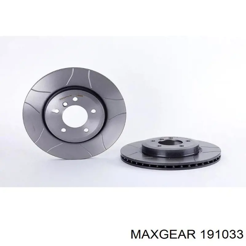 Передние тормозные диски 191033 Maxgear
