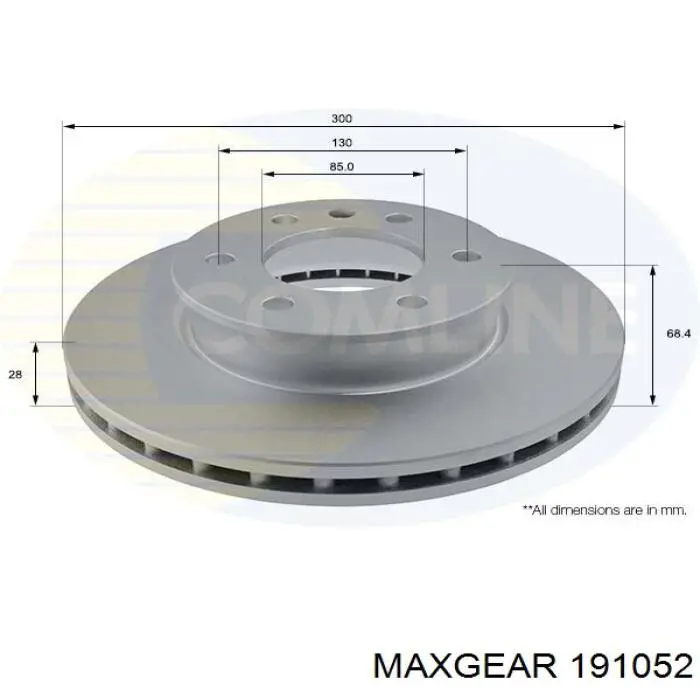Купить 191052 Maxgear Ротор тормозной