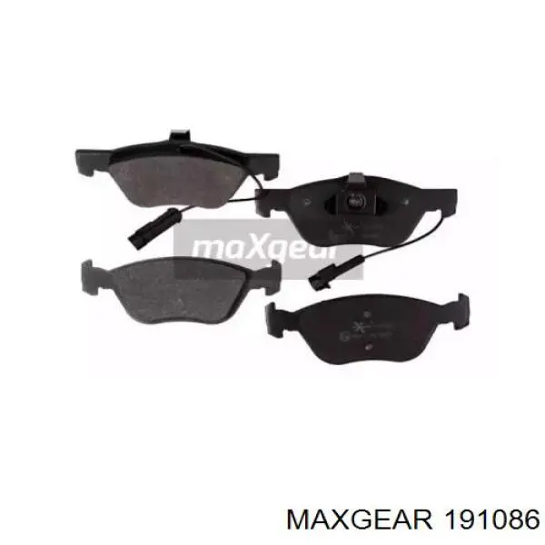 Передние тормозные колодки 191086 Maxgear