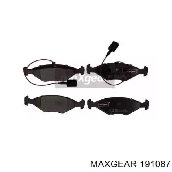 19-1087 Maxgear колодки тормозные передние дисковые