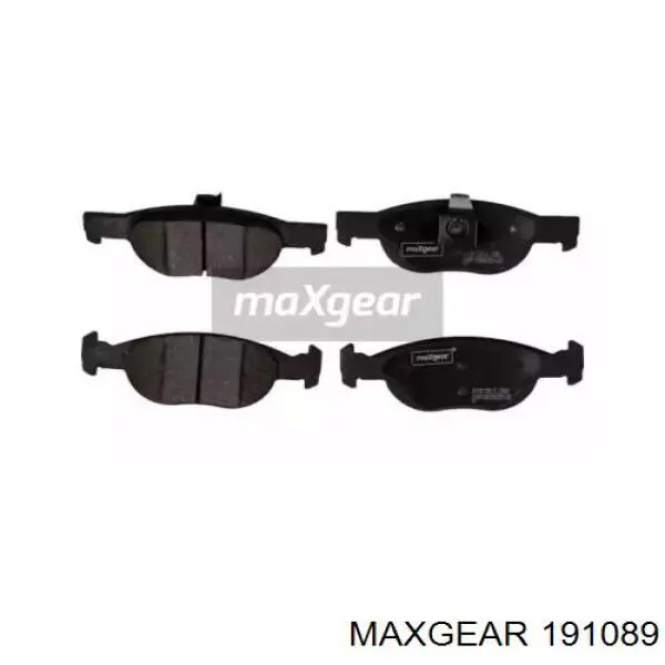 Передние тормозные колодки 191089 Maxgear