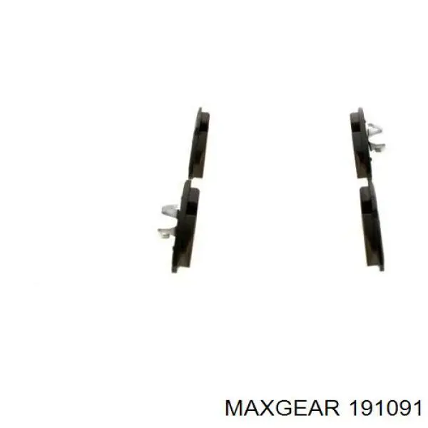 Передние тормозные колодки 191091 Maxgear
