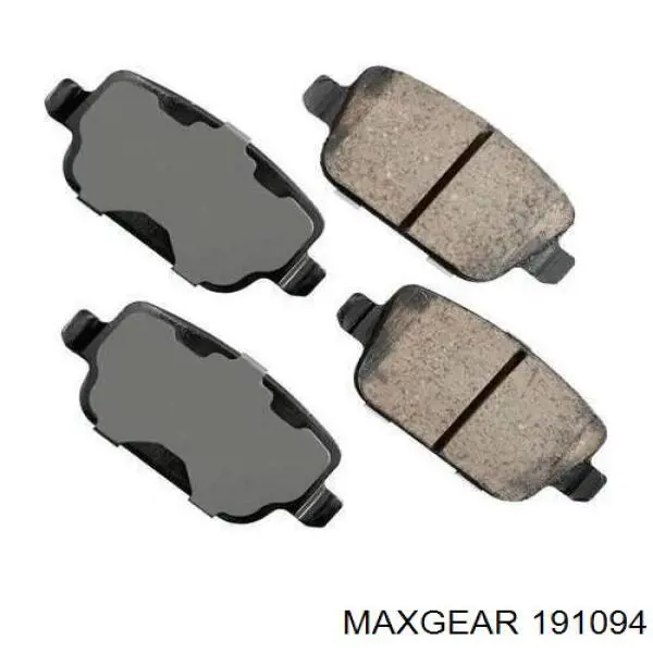Задние тормозные колодки 191094 Maxgear