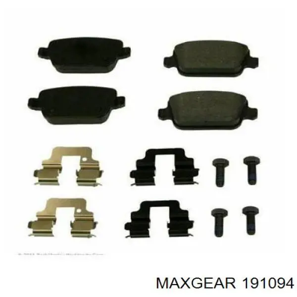 Задние дисковые колодки Maxgear 191094