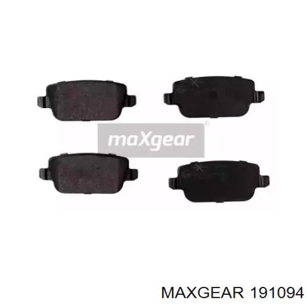 191094 Maxgear колодки тормозные задние дисковые