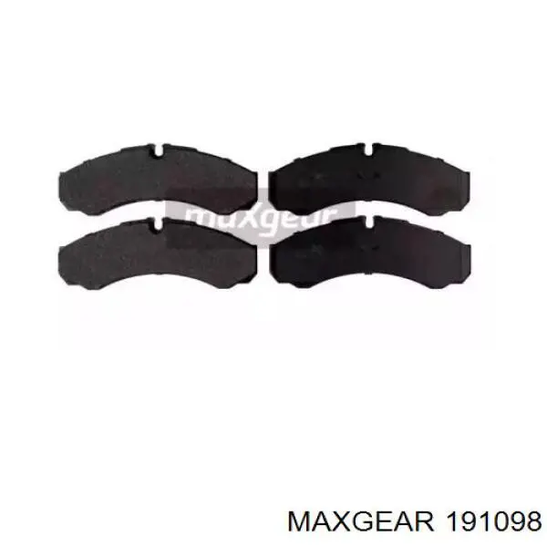 191098 Maxgear колодки тормозные задние дисковые