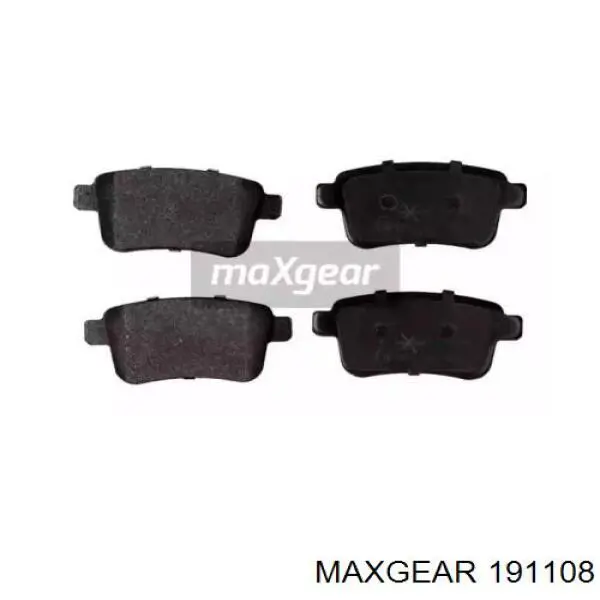 191108 Maxgear Колодки тормозные дисковые комплект