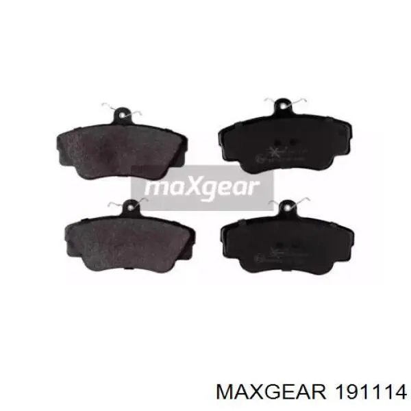 19-1114 Maxgear колодки тормозные передние дисковые