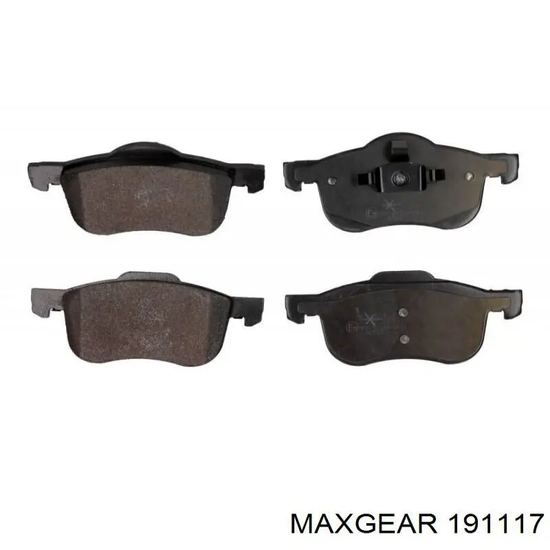 Купить 191117 Maxgear Колодки тормозные