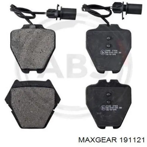 Купить 191121 Maxgear Колодки тормозные