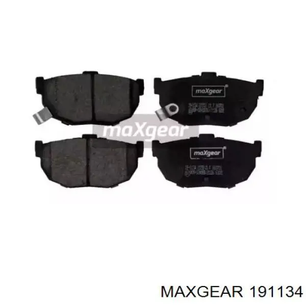 19-1134 Maxgear колодки тормозные задние дисковые
