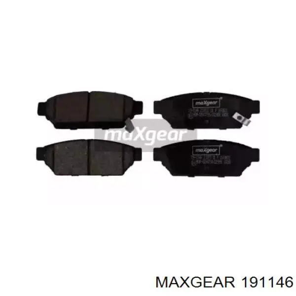 191146 Maxgear колодки тормозные задние дисковые