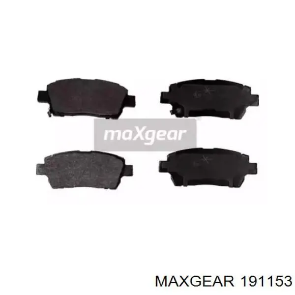 191153 Maxgear Колодки передние