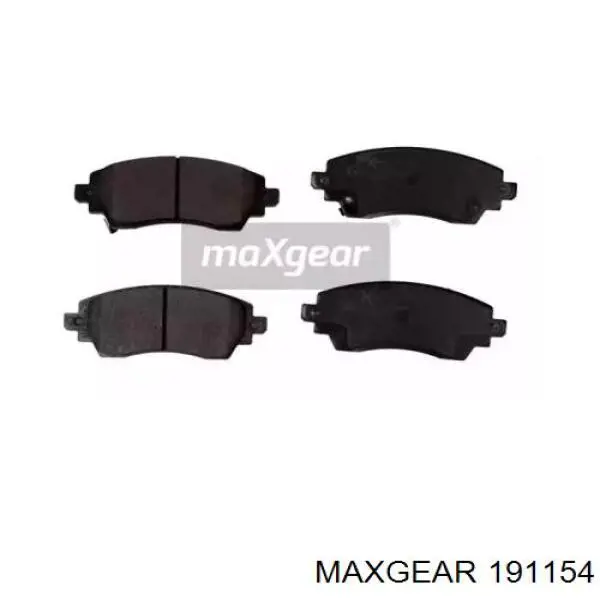 19-1154 Maxgear колодки тормозные передние дисковые