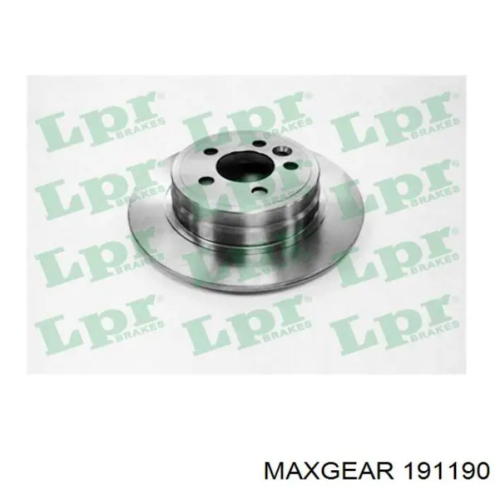 Купить 191190 Maxgear Диск тормозной задний