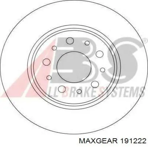 Задний тормозной диск Maxgear 191222 цена, от 30.19 USD