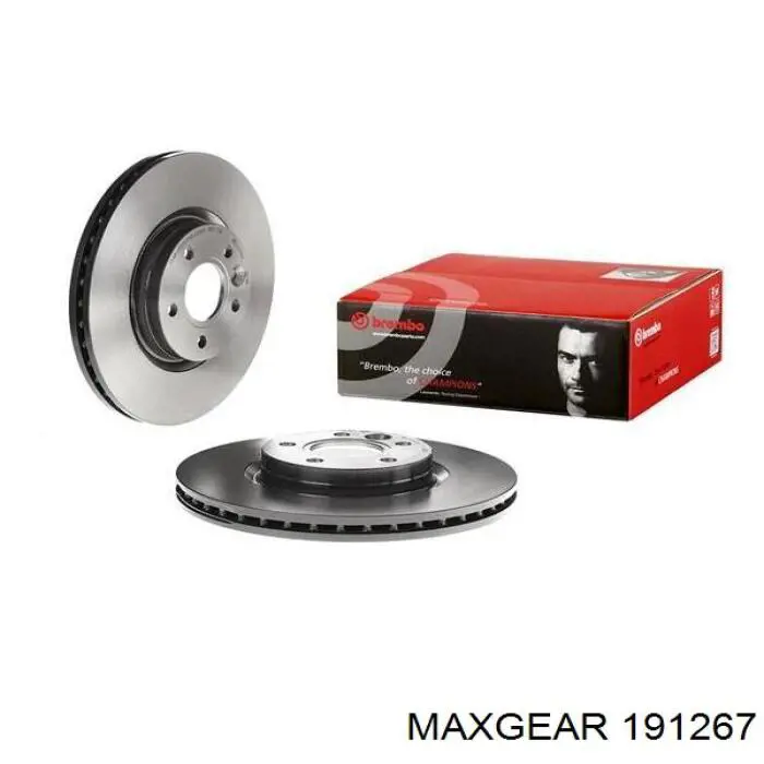 Тормоз дисковый передний Maxgear 191267 цена, от 40.64 USD