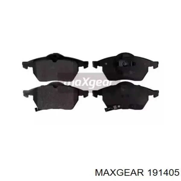 19-1405 Maxgear колодки тормозные передние дисковые