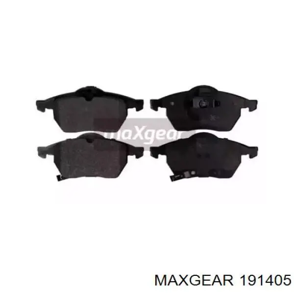 Передние тормозные колодки 191405 Maxgear